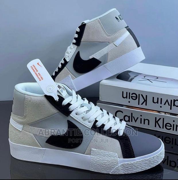 Nike SB Blazer Mid PRAM Mosaic Black Grey · Photo 3