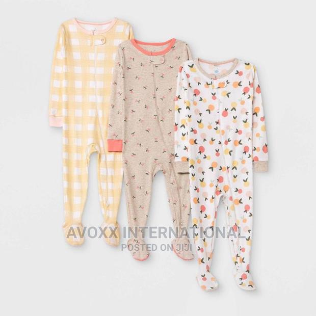 3pk Zip-up Sleep N' Play - Cloud Island - White/Yellow/3-6m · Photo 2