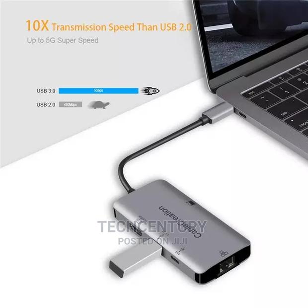 Cablecreation 6-in-1 Type C Hub for Macbook, Dell, HP.100W photo 4