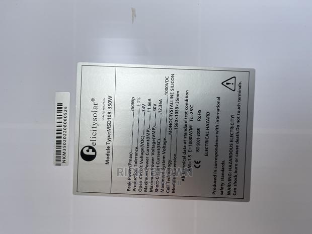350watts Monocrystalline Solar Panels photo 2
