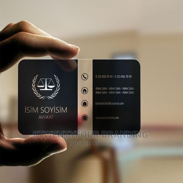 Flexible Luxury Pvc Transparent Cards (Call Cards 100pieces)