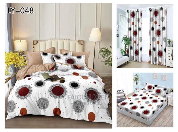High Quality Duvet Cover+ Curtains(8pcs in 1)In Diff Colors · Photo 1