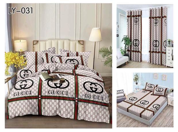 Quality Duvet Cover + Curtains(8pcs in 1)Also in Diff Colors · Photo 1