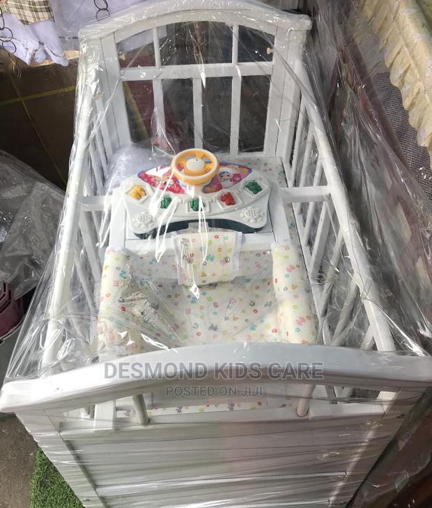 Baby’S Wooden White Cot · Photo 4