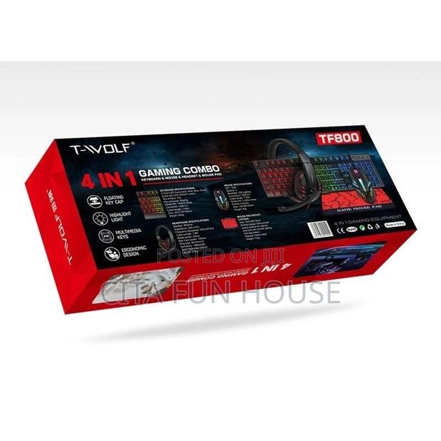 TF800 RGB Keyboard Mouse Headphone 4 in 1 Gaming Keyboard · Photo 3