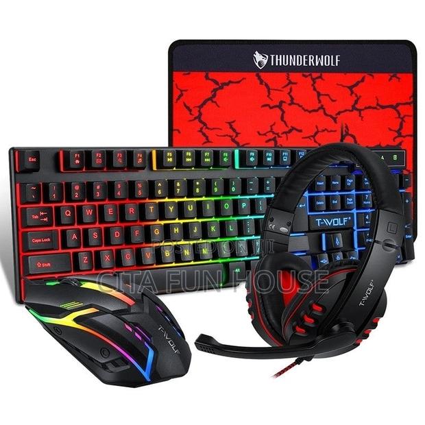 TF800 RGB Keyboard Mouse Headphone 4 in 1 Gaming Keyboard · Photo 4