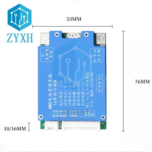 16S 20A 3.7V Bms 60V · Photo 4