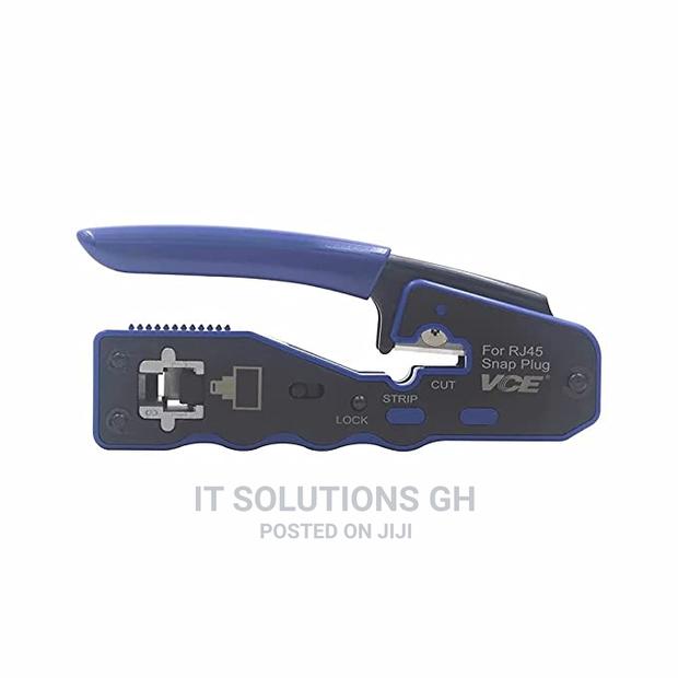 Ethernet RJ45 Crimping Tool for Cat5 Cat5e Cat6 Pass-Through · Photo 2