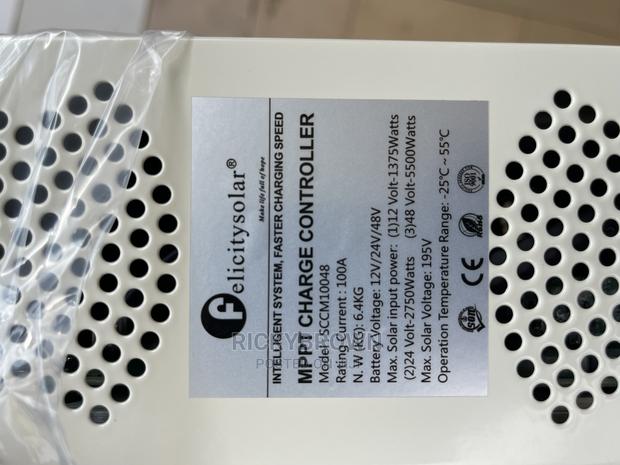12/24/48v 100A Felicity MPPT Charge Controller photo 2