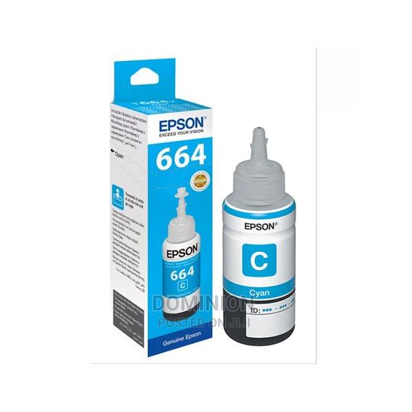 Epson T664 Cyan Original Ink Bottle · Photo 2