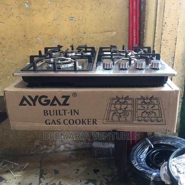 AYGAZ Built in 4 Burner Auto Ignition Stainless Top Gas Hob photo 3