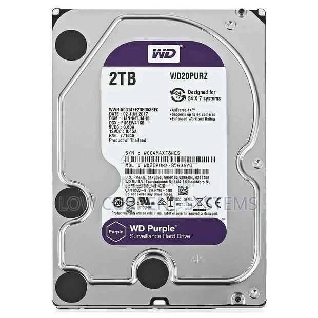 HDD Wd 2tb Surveillance Sata 3 · Photo 2