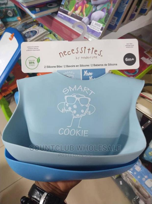 Necessities 2 Silicone Bibs (Bpa Free) · Photo 3