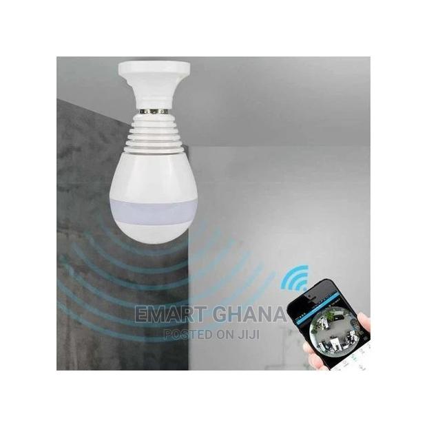 Hd 1080p Smart 360 Degree Security CCTV Light Bulb - White photo 5