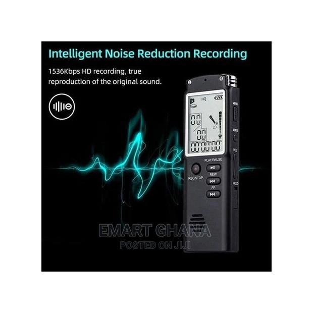 Dual Capacitor Noise Reduction Mp3 Digital Recorder