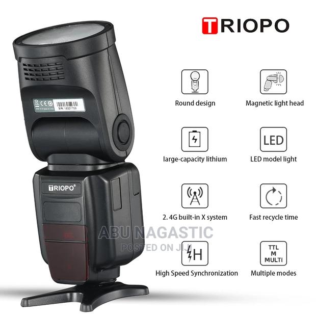 Triopo R1 TTL Round Head Camera Flash Speedlite · Photo 4