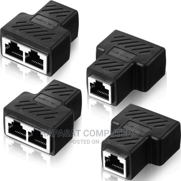 RJ45 Ethernet Splitter Connectors 1 to 2 Splitter Connectors