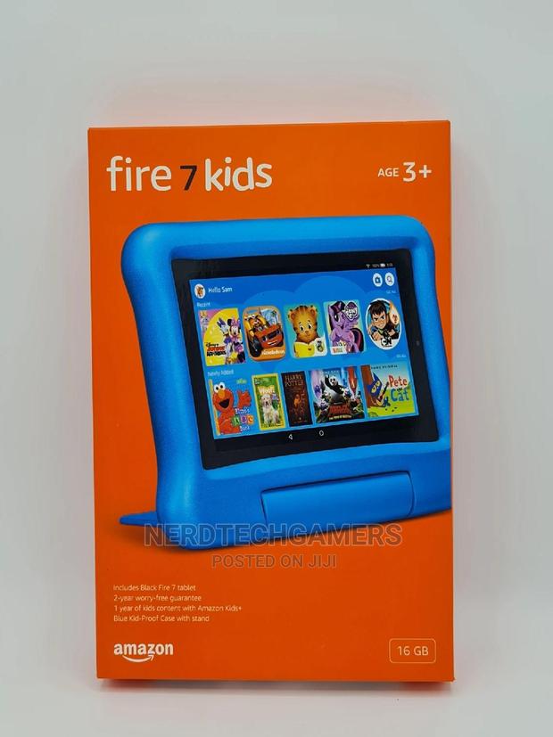 New Amazon Fire 7 Kids Edition 2022 16 GB Blue · Photo 3