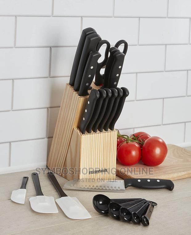 Farberware 22-Piece Never Needs Sharpening Knife Block Set photo 2