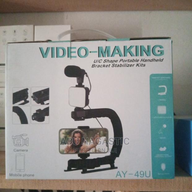 U/C Shaped Holder Grip Vlogging Video Handheld Stabilizer · Photo 4