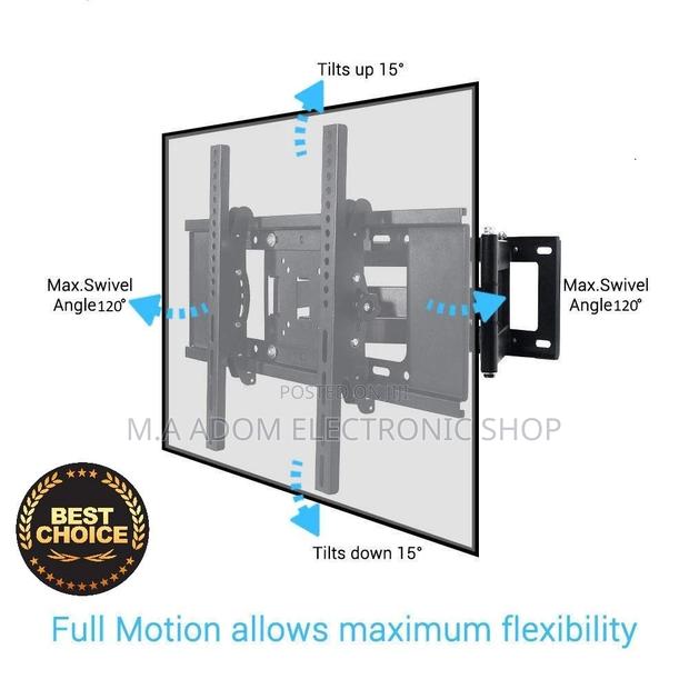 Shubh Heavy Duty Premium Dual Arm Type Wall Full Motion TV M · Photo 2