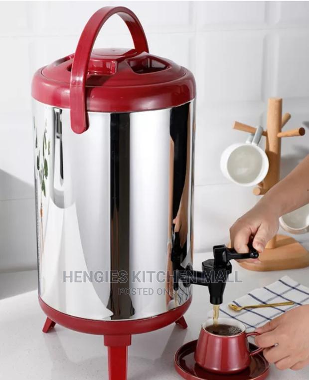 Stainless Steel Milk Tea Bucket Dispenser 8l · Photo 4