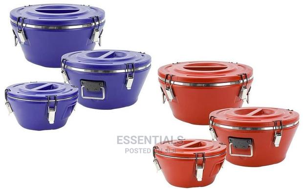 3 Pc Large Insulated Warmer · Photo 1