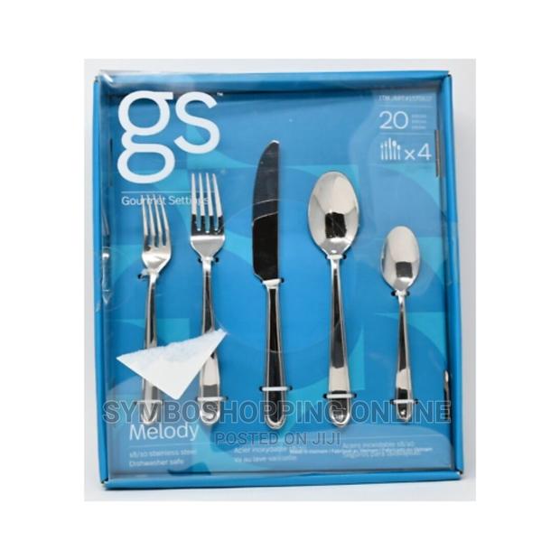 Gourmet Settings Melody Collection 20-Piece Flatware Set