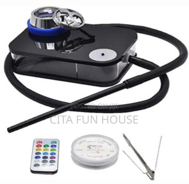 LED Light Shisha Box With Acrylic Hookah · Photo 3
