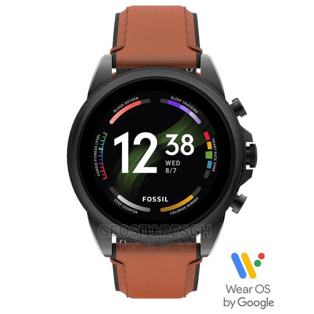 Gen 6 Smartwatch Brown Leather · Photo 3