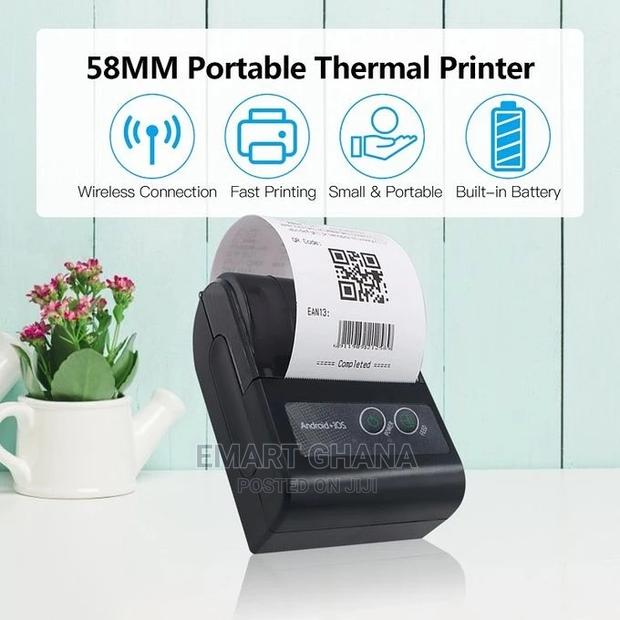 Portable Wireless Thermal Receipt Printer,