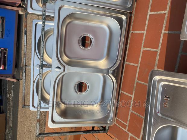 Kitchen Cabinet Sink Double Bowl · Photo 4