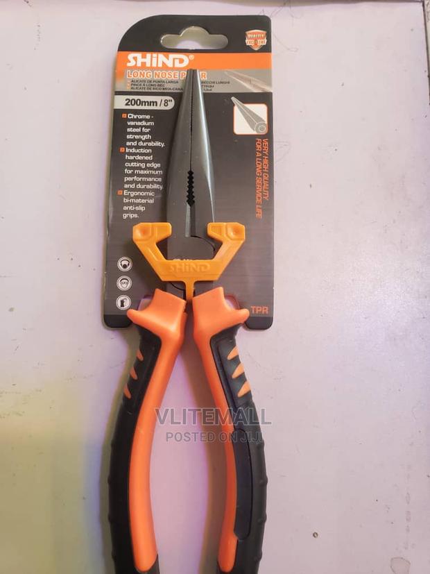 Shind Heavy Duty Long Nose Pliers - 200mm · Photo 4
