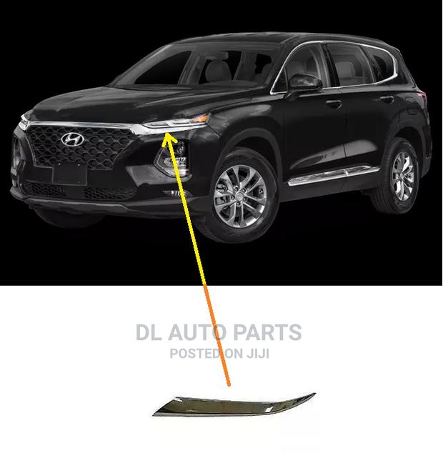 Santafe 2019 Headlight Moulding