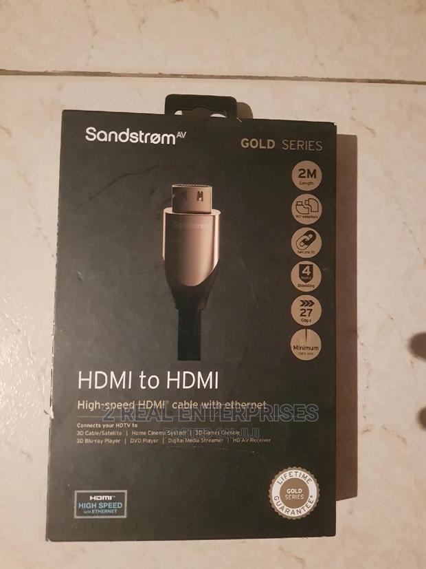 Sandstrom Hdmi Cable With Ethernet