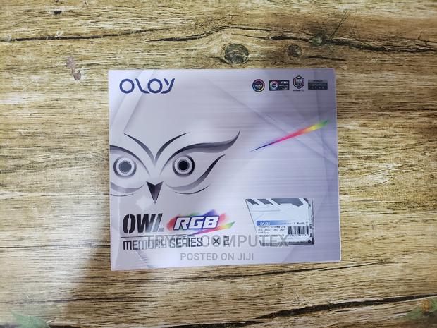 Oloy Ddr4 Ram 16gb (2x8gb) White Owl Aura Sync RGB 3200mhz · Photo 2