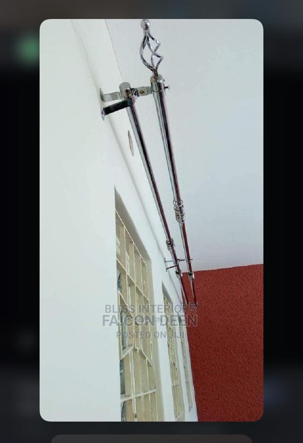 Extendable Quality Double Curtains Rods/Bar · Photo 2