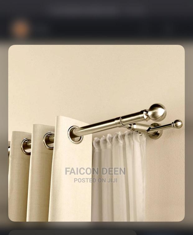 Extendable Quality Double Window Rods (In Diff Colors Size · Photo 2