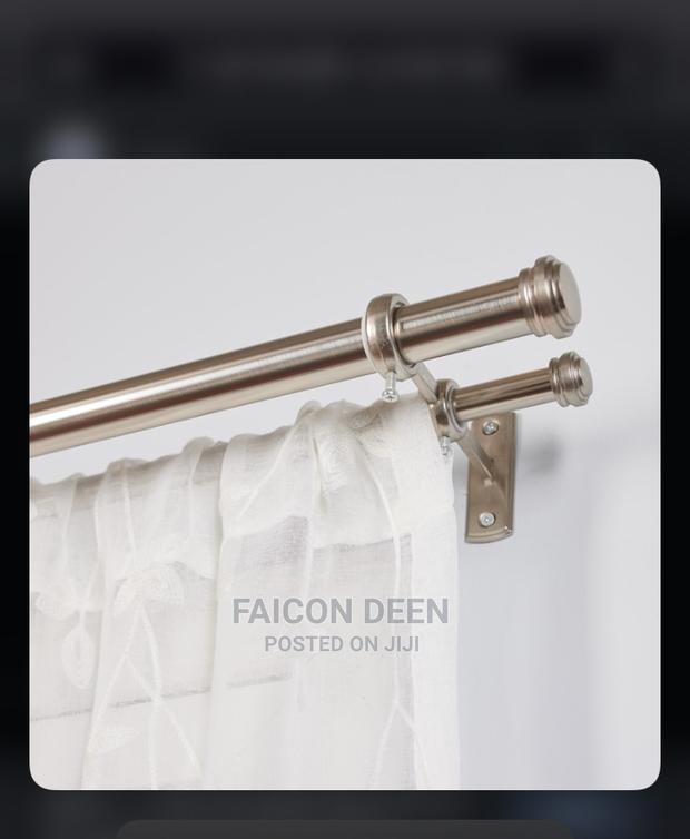 Extendable Double Window Curtains Rods/Bar · Photo 2
