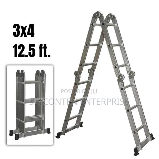 4x3 Steps Foldable Aluminium Ladder · Photo 2