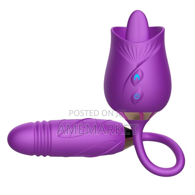 Rose Tongue Licking / Sucking Vibrator Dildo Sex Toy · Photo 4