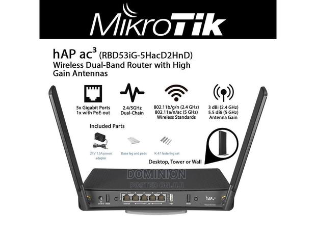 Mikrotik Hap Ac3 Dual Band Wi-Fi Access Point | Routers · Photo 3