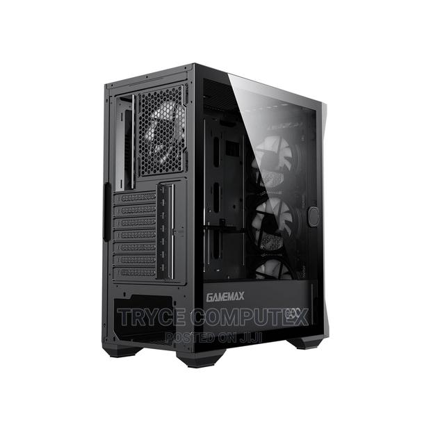 Gamemax Brufen Mid -Tower ATX ARGB PC Gaming Case, Tempered photo 3