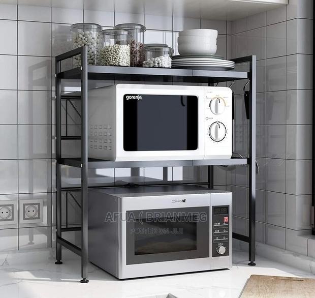 3 Tier Adjustable Microwave Stand