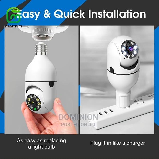 Wifi Wireless Light Bulb Camera 1080p 360 Degree 2.4ghz Dome · Photo 4