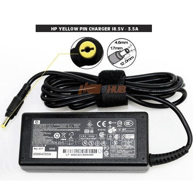 HP Yellow Pin Charger 18.5V - 3.5A · Photo 1
