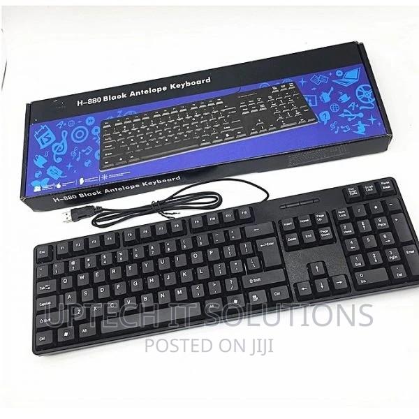 Hp HP H-880 Antelope Wired Keyboard - Black · Photo 2