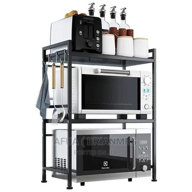 3 Tier Adjustable Microwave Stand photo 3