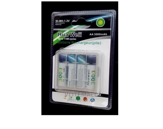Hua Weii 4 Rechargeable AA Batteries - 3000mah · Photo 2