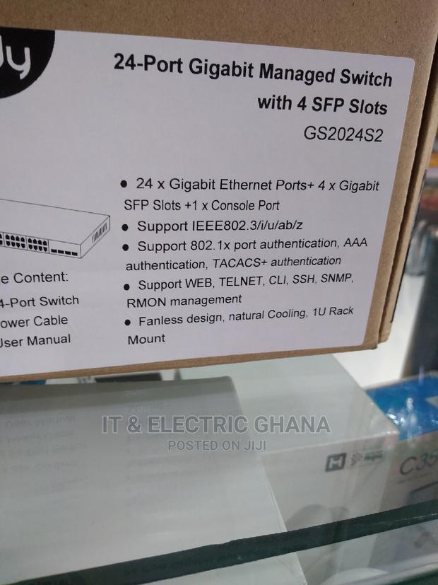 24 Port Layer 2 Managed Gigabit Switch With 4 SFP Slots photo 6
